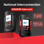 Maycall MC-180 Two Way Radio - side view