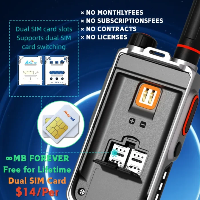 Maycall MC-86 Two Way Radio - detail view