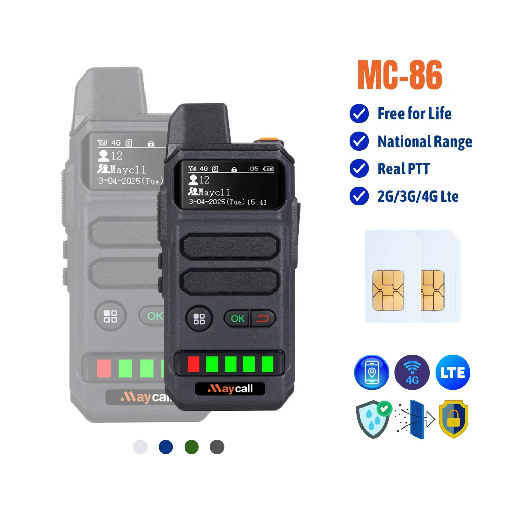 Maycall MC-86 Two Way Radio - in-hand use Maycall MC-86 Two Way Radio - in-hand use