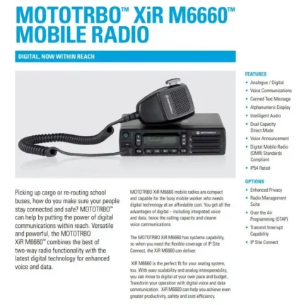 Motorola Dm2600 Two Way Radio - package contents