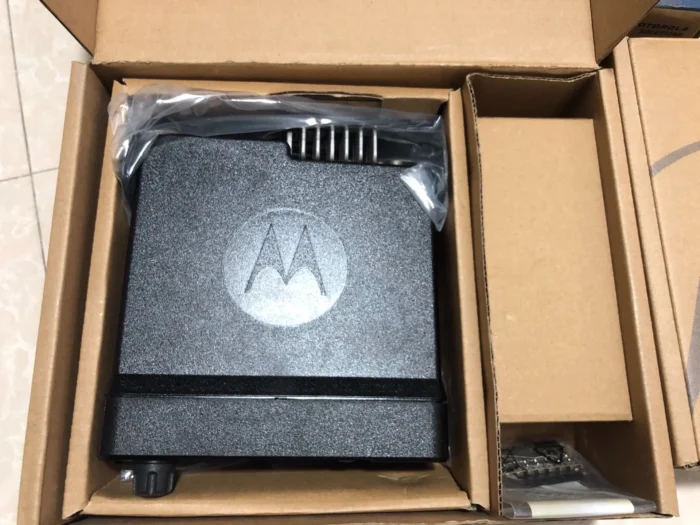 Motorola Dm4600e Two Way Radio - close-up