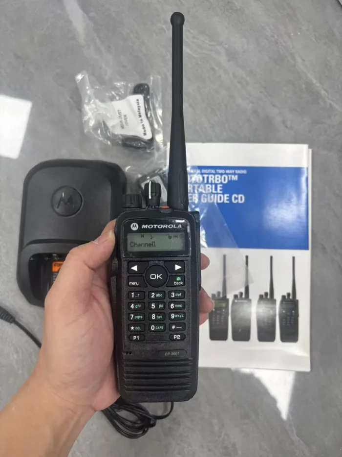 Motorola Dp3601 Two Way Radio - close-up