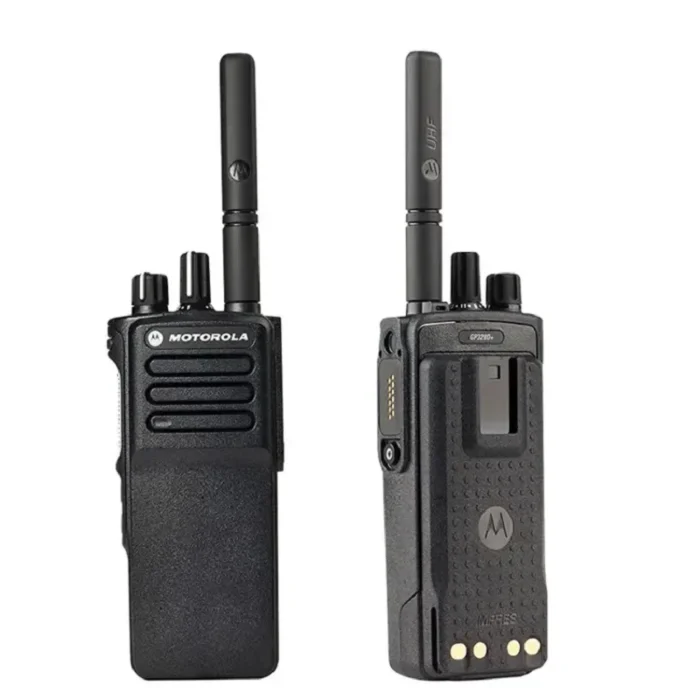 Motorola Dp4400e Two Way Radio - side view
