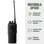 Motorola Gp328 Two Way Radio - front view