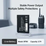 Motorola Hknn4013 Batteries - close-up