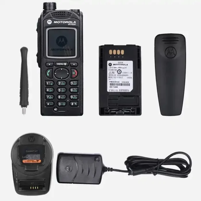 Motorola Mtp850 Two Way Radio - side view
