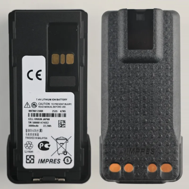 Motorola Nntn8128 Batteries - front view Motorola Nntn8128 Batteries - front view