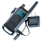 Motorola T82c Two Way Radio - in-hand use