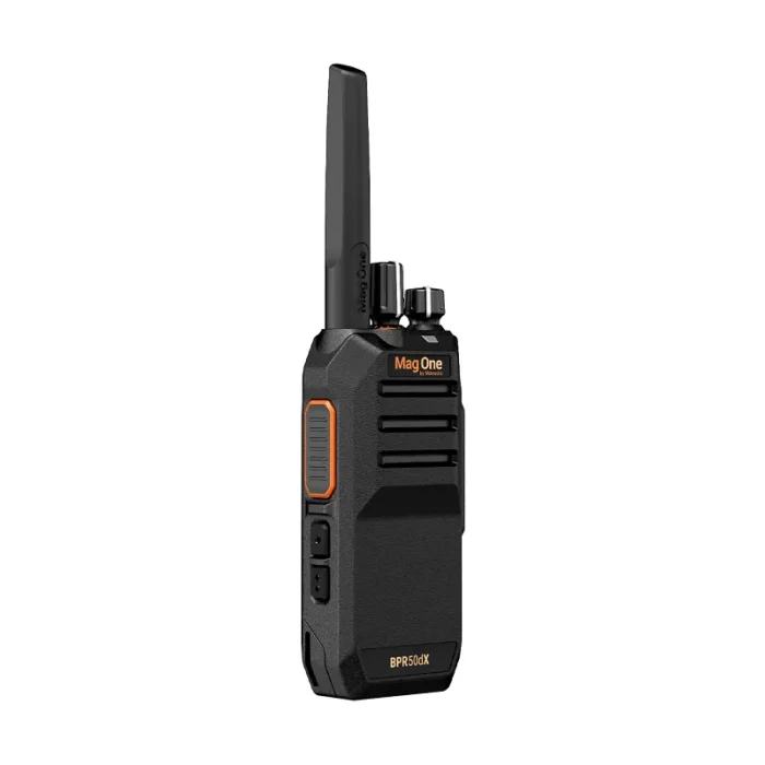Motorola X10d Two Way Radio - side view