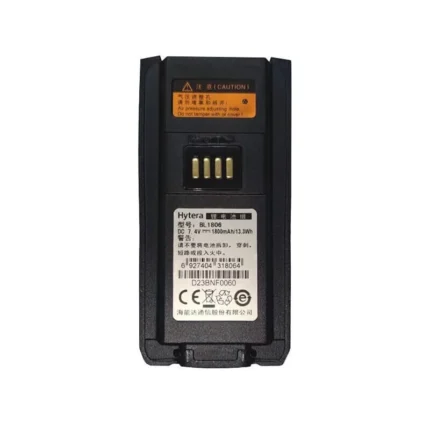 Original BL1806 BL2505 2000mAh Rechargeable Battery for Hytera PT580 PT580H PT580H Plus Walkie Talkie Two-way Radio - front view