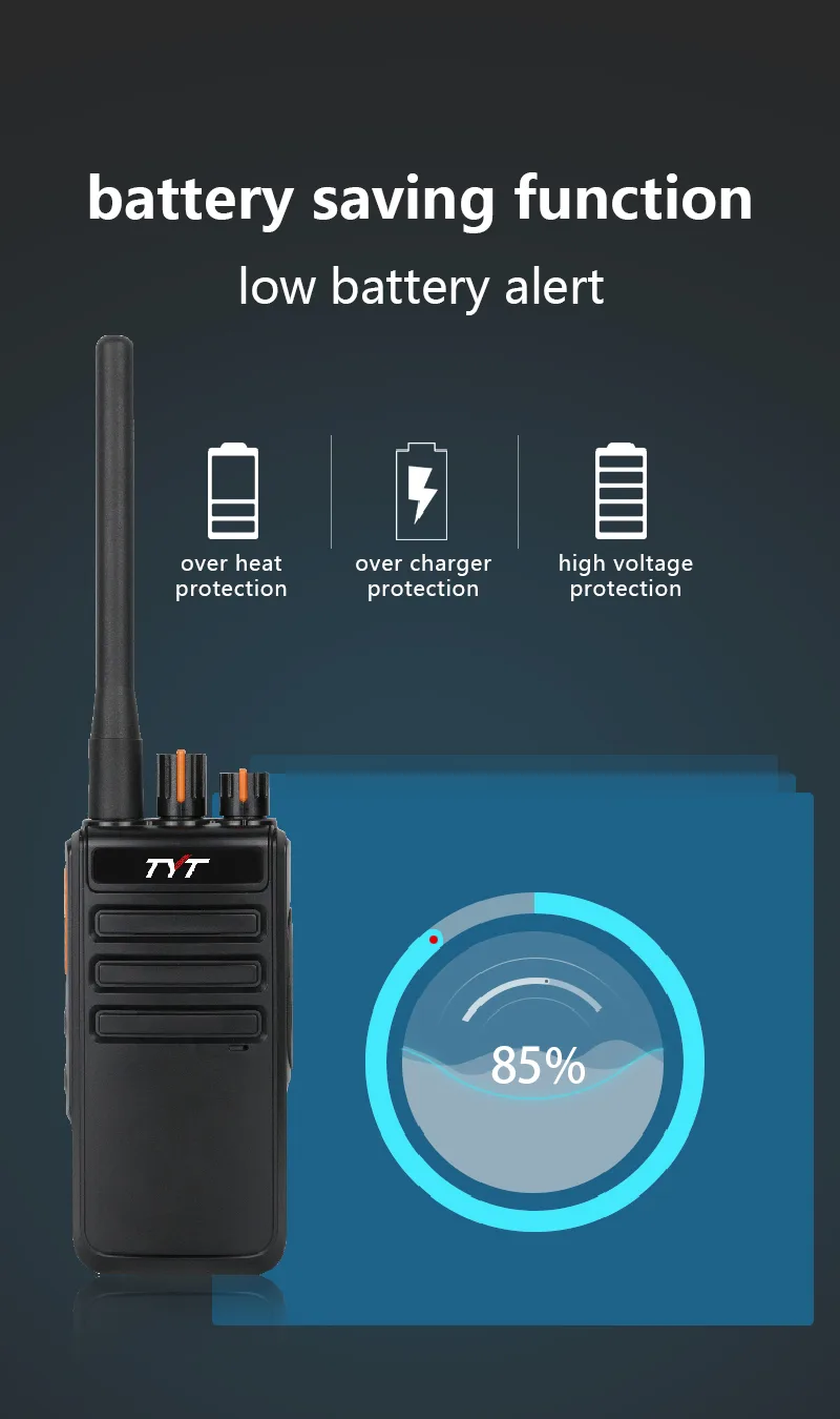 TYT Md-790 Two Way Radio - detail view TYT Md-790 Two Way Radio - detail view