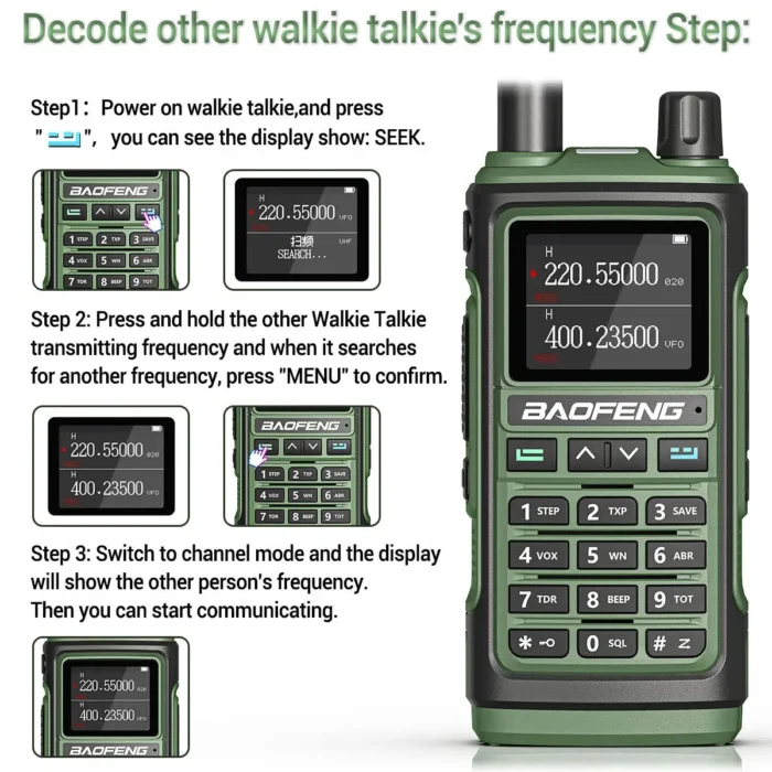 Uv-17 Two Way Radio - in-hand use