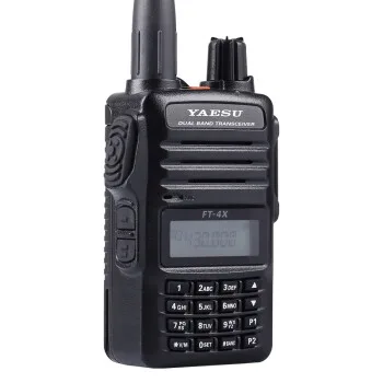 Yaesu FT-4XR Two Way Radio - in-hand use