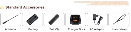 Yshon LS-5L Two Way Radio - package contents