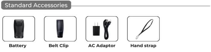Yshon Two Way Radio - side view
