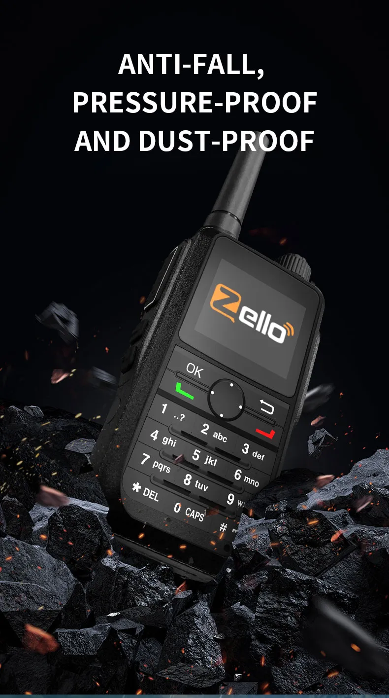 Zello DG6300 National Intercom Walkie Talkie Support WiFi bluetooth Long Range Radio