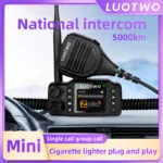 Interphone de voiture mini LUOTWO Zello DG9800 : talkie-walkie longue portée avec Wi-Fi, Bluetooth & GPS – so