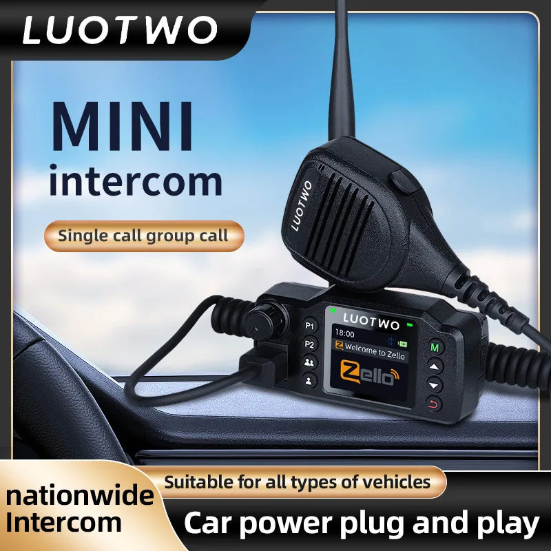 DG9800 zello_127 Interphone de voiture mini LUOTWO Zello DG9800 : talkie-walkie longue portée avec Wi-Fi, Bluetooth & GPS – so