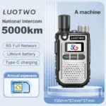 HT LUOTWO LT5230 Global PTT 2 Pcs – Radio Dua Arah 4G dengan Jangkauan 5000km untuk Komunikasi Lancar