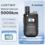 HT LUOTWO LT5230 Global PTT 2 Pcs – Radio Dua Arah 4G dengan Jangkauan 5000km untuk Komunikasi Lancar
